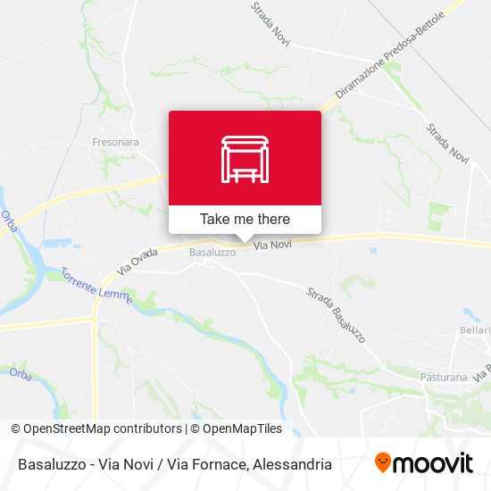 Basaluzzo - Via Novi / Via Fornace map