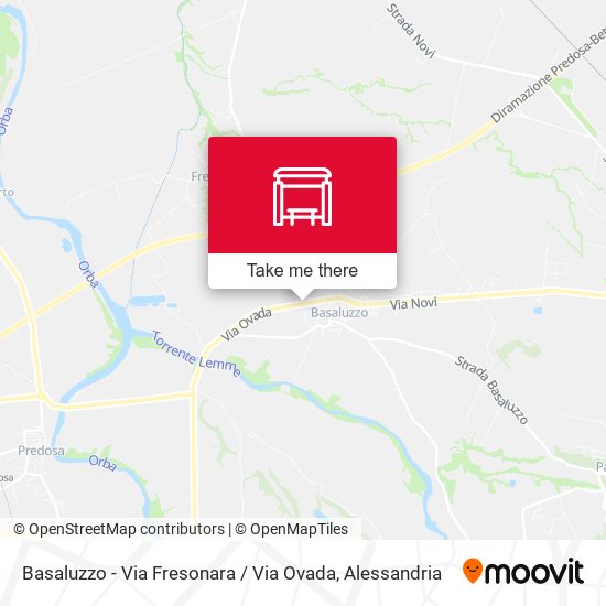 Basaluzzo - Via Fresonara / Via Ovada map