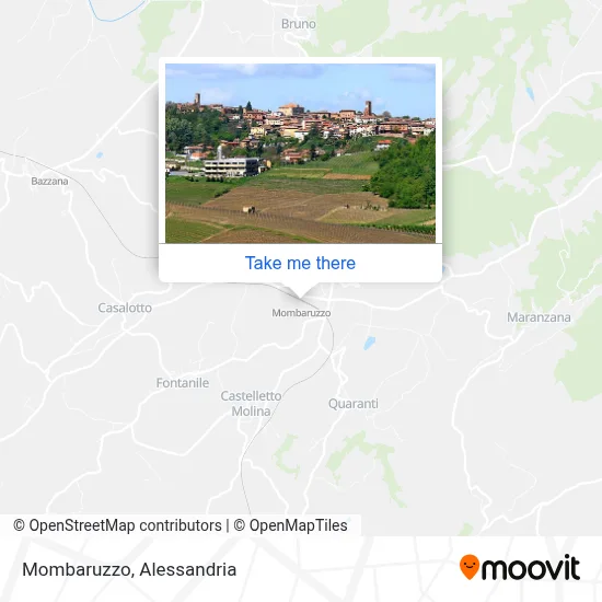 Mombaruzzo map