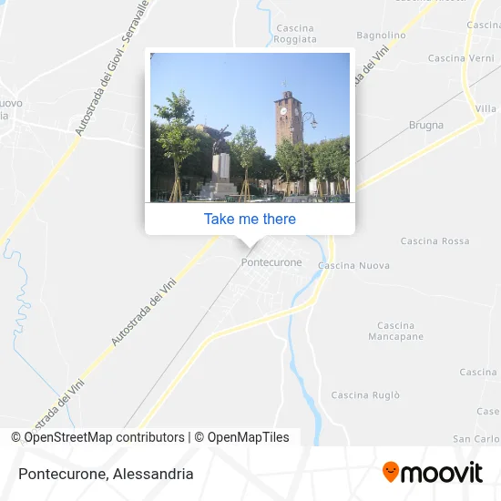 Pontecurone map