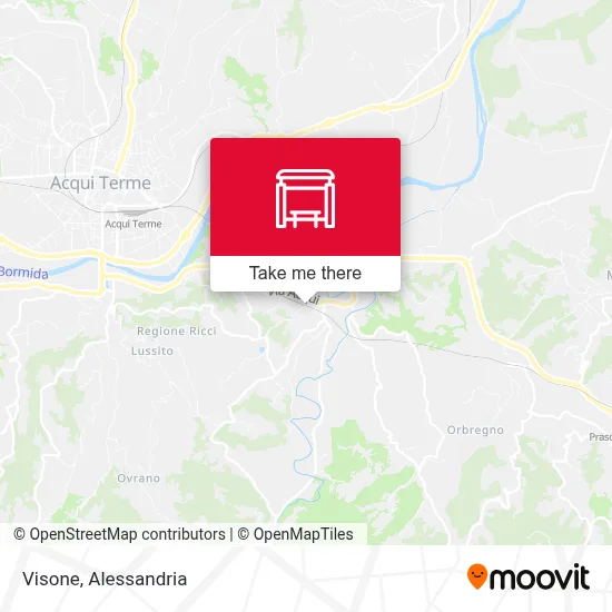 Visone map