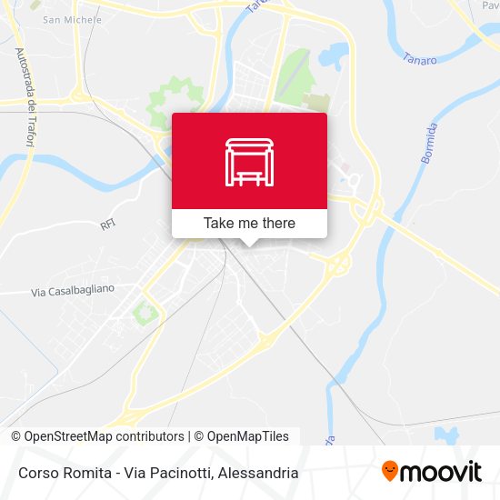 Corso Romita - Via Pacinotti map