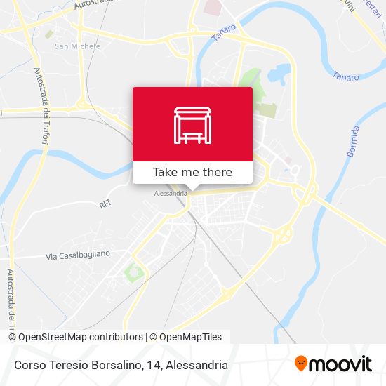 Corso Teresio Borsalino, 14 map