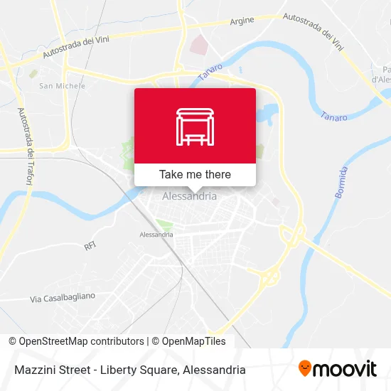 Mazzini Street - Liberty Square map