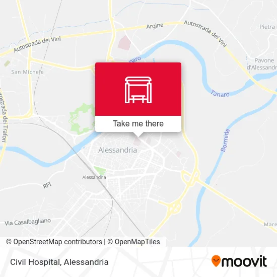 Civil Hospital map