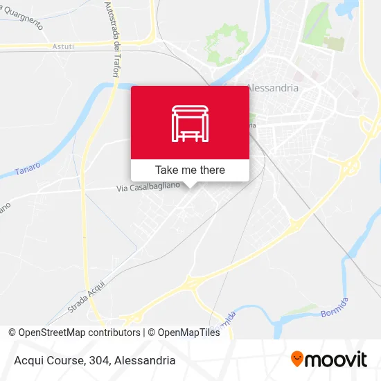 Acqui Course, 304 map