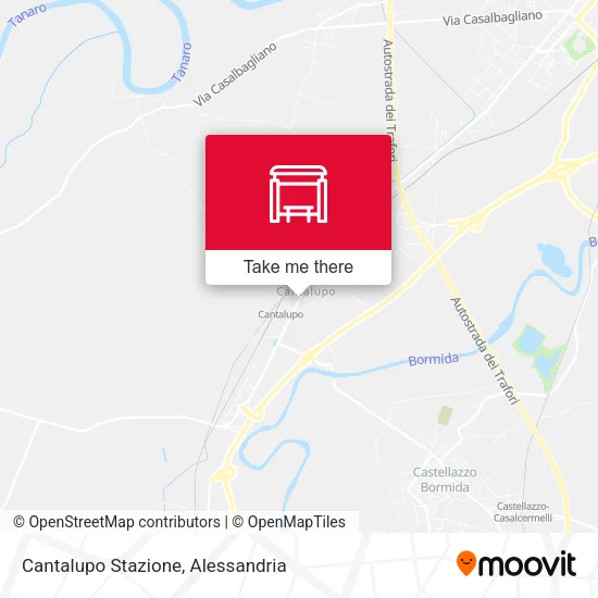 Cantalupo Stazione map