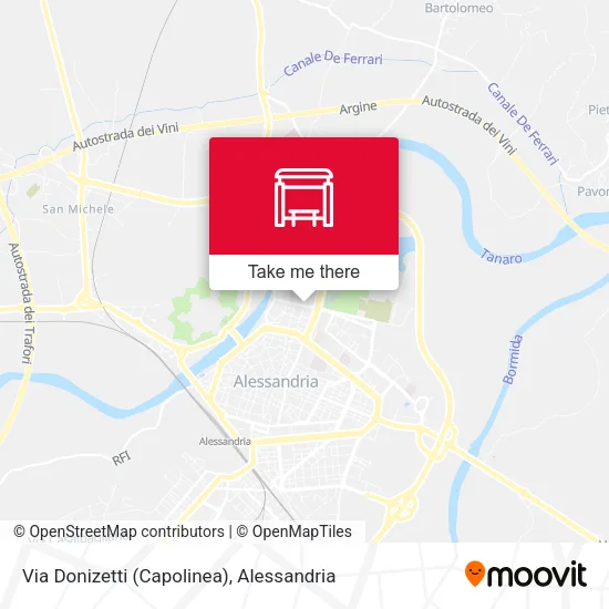 Via Donizetti (Capolinea) map