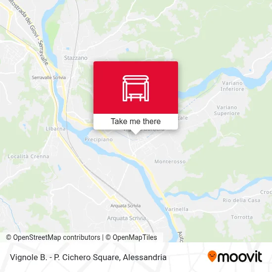 Vignole B. - P. Cichero Square map