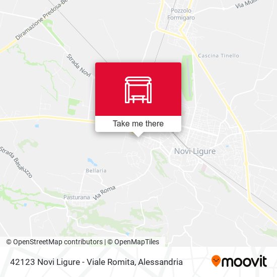 42123 Novi Ligure - Viale Romita map