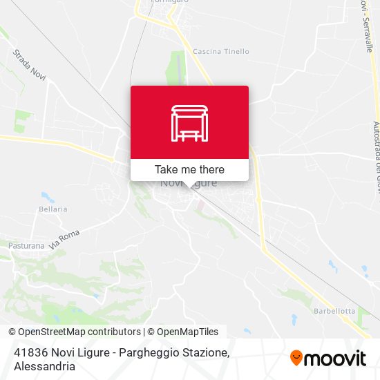 41836 Novi Ligure - Pargheggio Stazione map