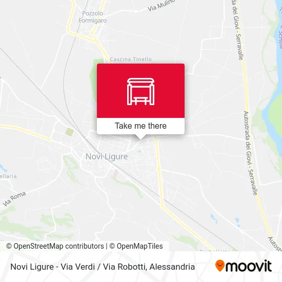 Novi Ligure - Verdi St / Robotti St map