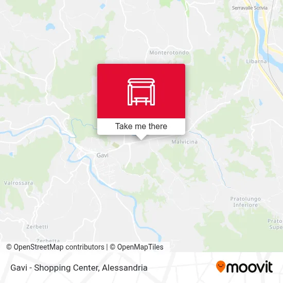 Gavi - Shopping Center map