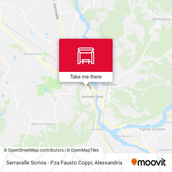 Serravalle Scrivia - P.za Fausto Coppi map