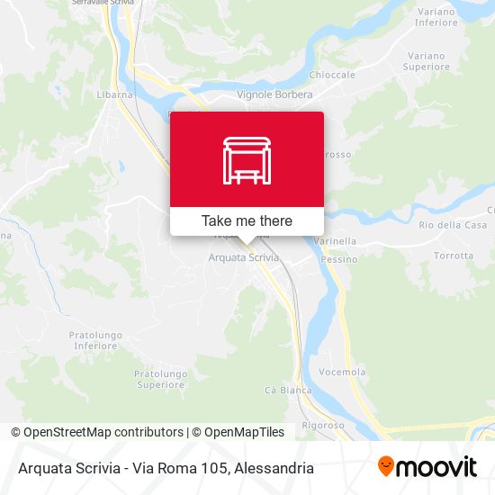 Arquata Scrivia - Via Roma 105 map