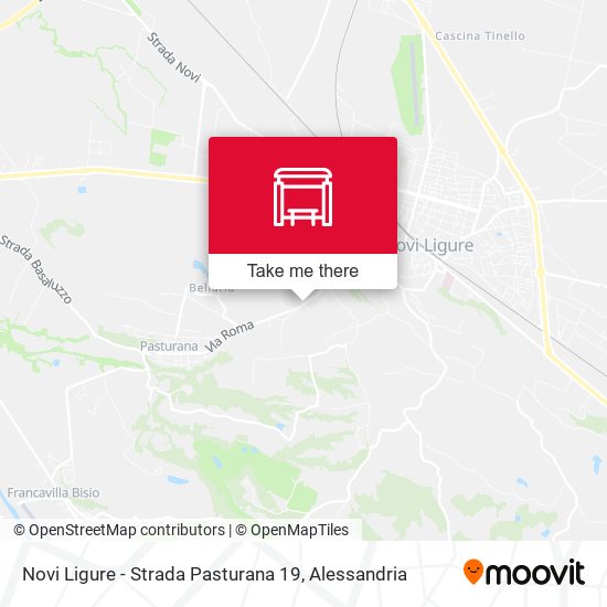 Novi Ligure - Strada Pasturana 19 map