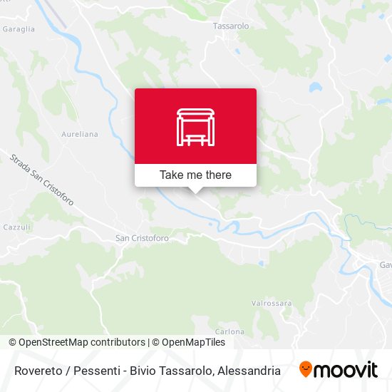 Rovereto / Pessenti - Bivio Tassarolo map