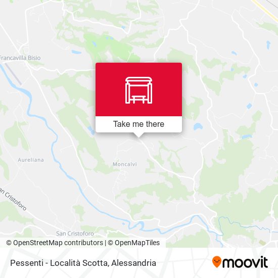 Pessenti - Località Scotta map