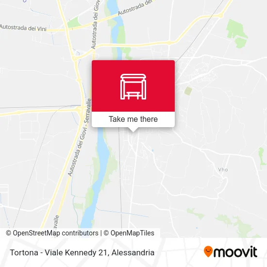 Tortona - Viale Kennedy 21 map
