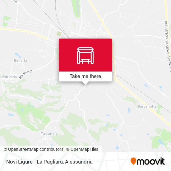 Novi Ligure - La Pagliara map