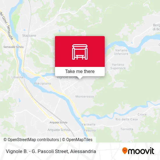Vignole B. - G. Pascoli Street map