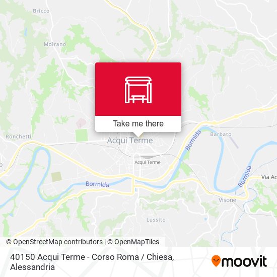 40150 Acqui Terme - Corso Roma / Chiesa map