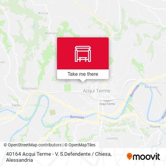 40164 Acqui Terme - V. S.Defendente / Chiesa map