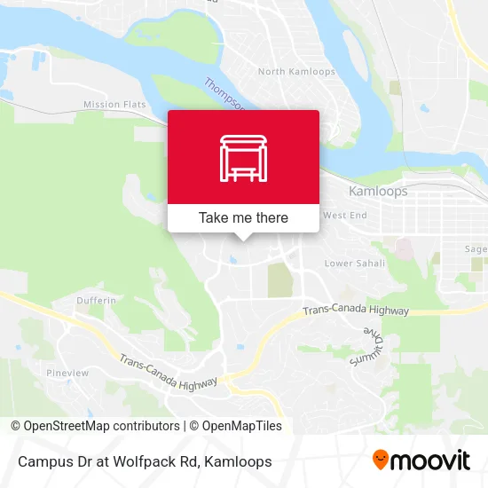 Campus Dr at Wolfpack Rd map