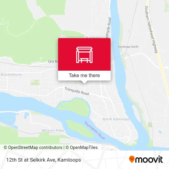 12th St at Selkirk Ave map