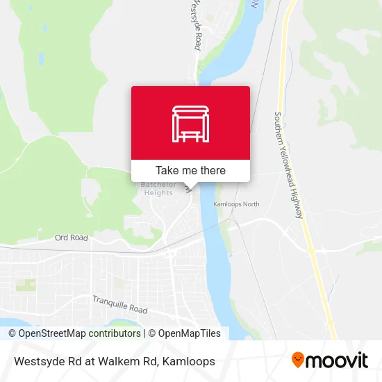 Westsyde Rd at Walkem Rd map