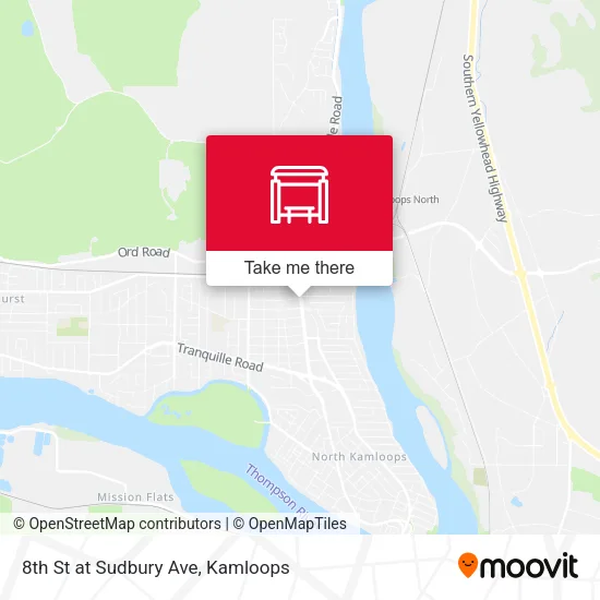 8th St at Sudbury Ave map