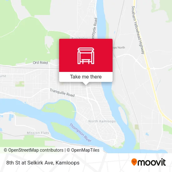 8th St at Selkirk Ave map