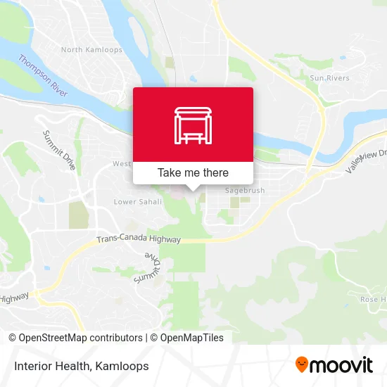 Interior Health map