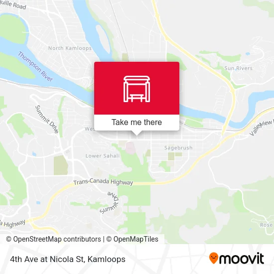 4th Ave at Nicola St map