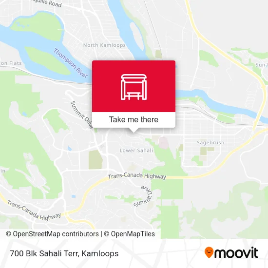 700 Blk Sahali Terr map