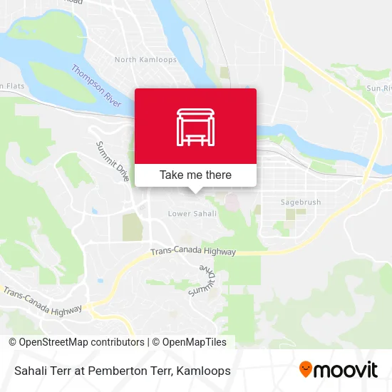 Sahali Terr at Pemberton Terr map