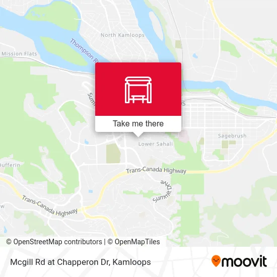 Mcgill Rd at Chapperon Dr map