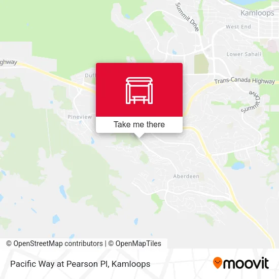 Pacific Way at Pearson Pl map