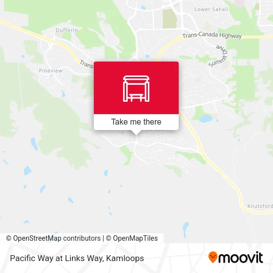 Pacific Way at Links Way map