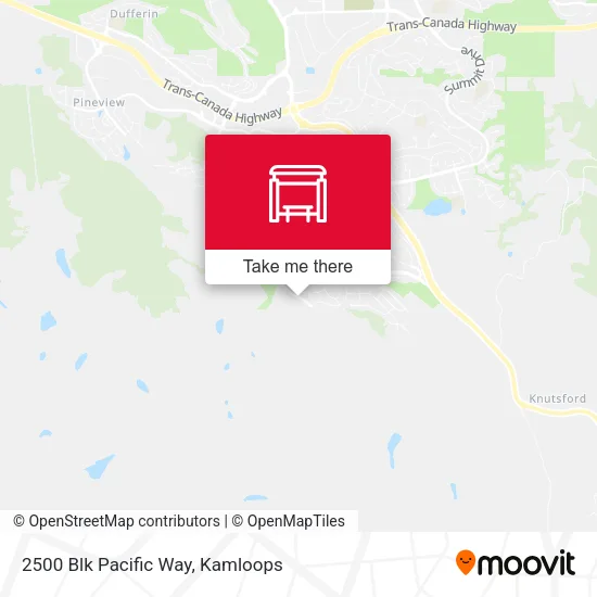 2500 Blk Pacific Way map