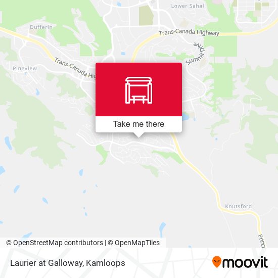 Laurier at Galloway map