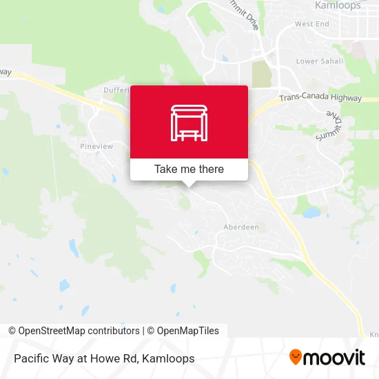 Pacific Way at Howe Rd map