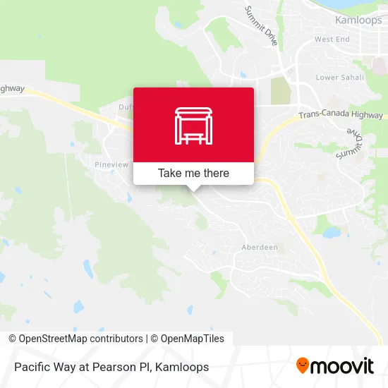Pacific Way at Pearson Pl map