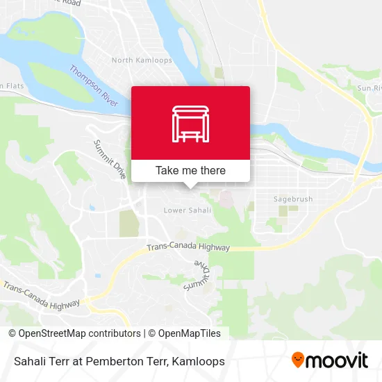 Sahali Terr at Pemberton Terr map