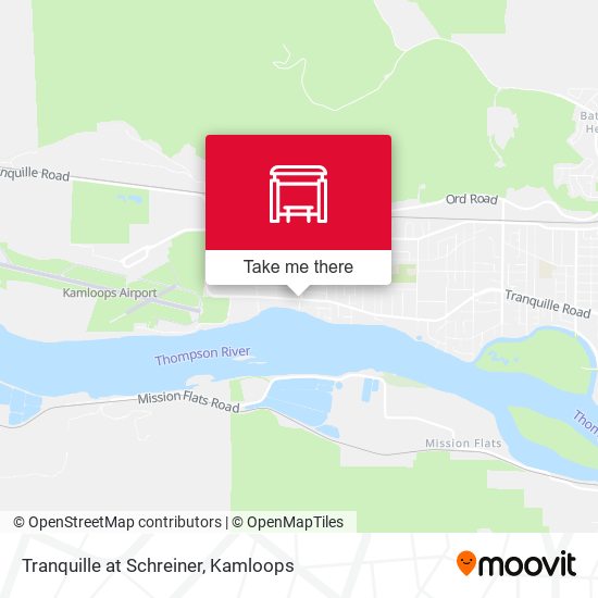 Tranquille at Schreiner map