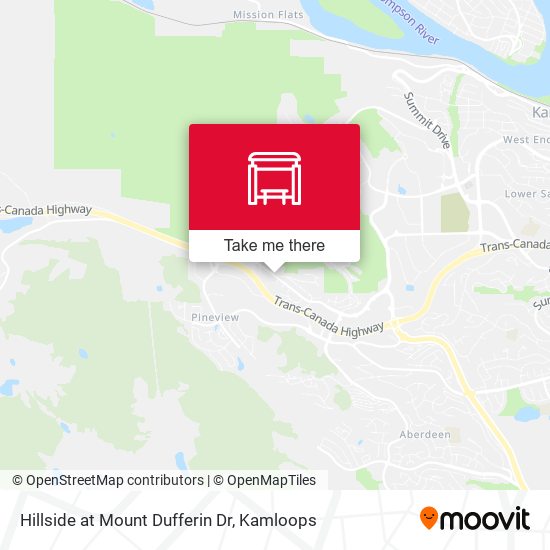 Hillside at Mount Dufferin Dr map
