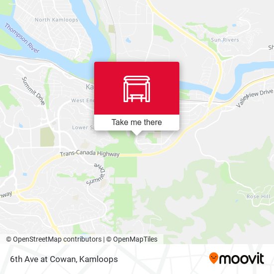 6th Ave at Cowan map