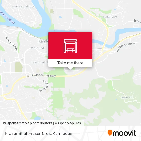 Fraser St at Fraser Cres map