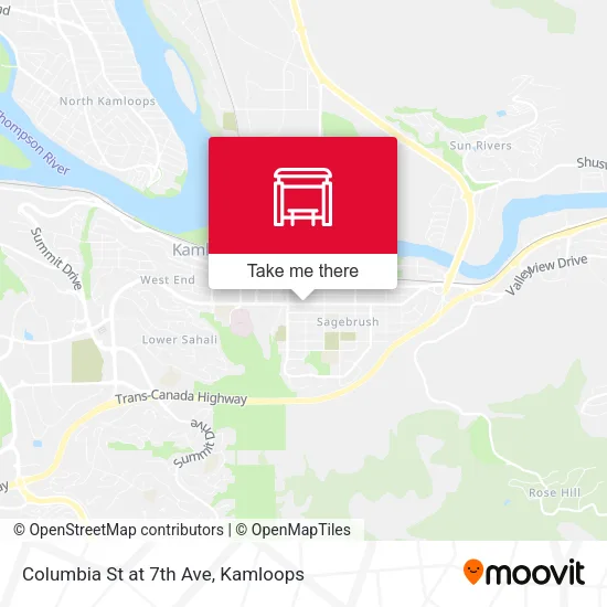 Columbia St at 7th Ave map