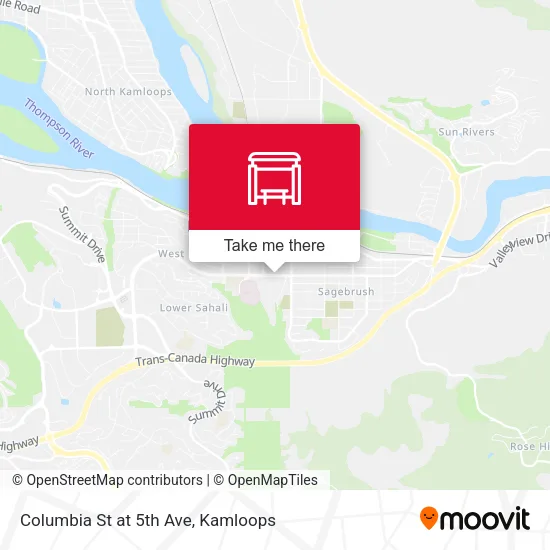 Columbia St at 5th Ave map